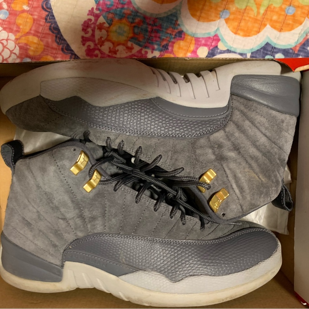 Nike Air Jordan 12 " Wolf/Dark Grey "